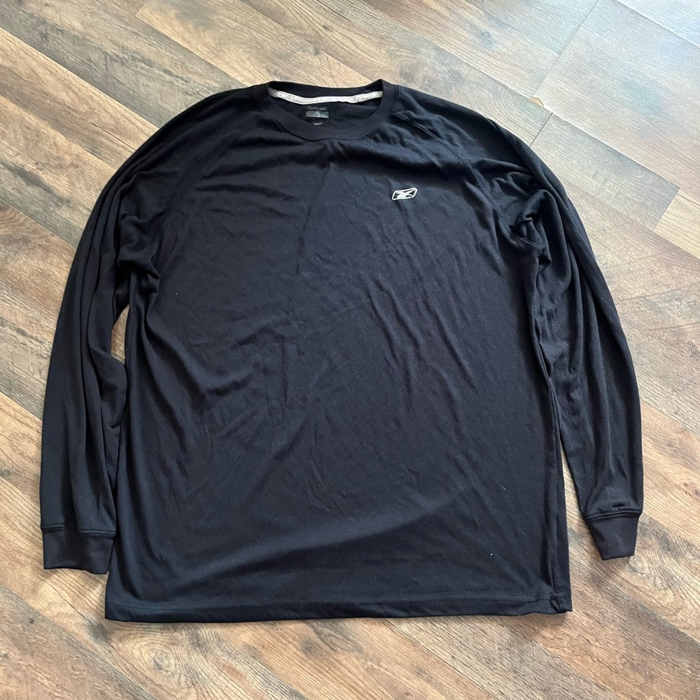 Reebok Men's Classic Black Long Sleeve Tee